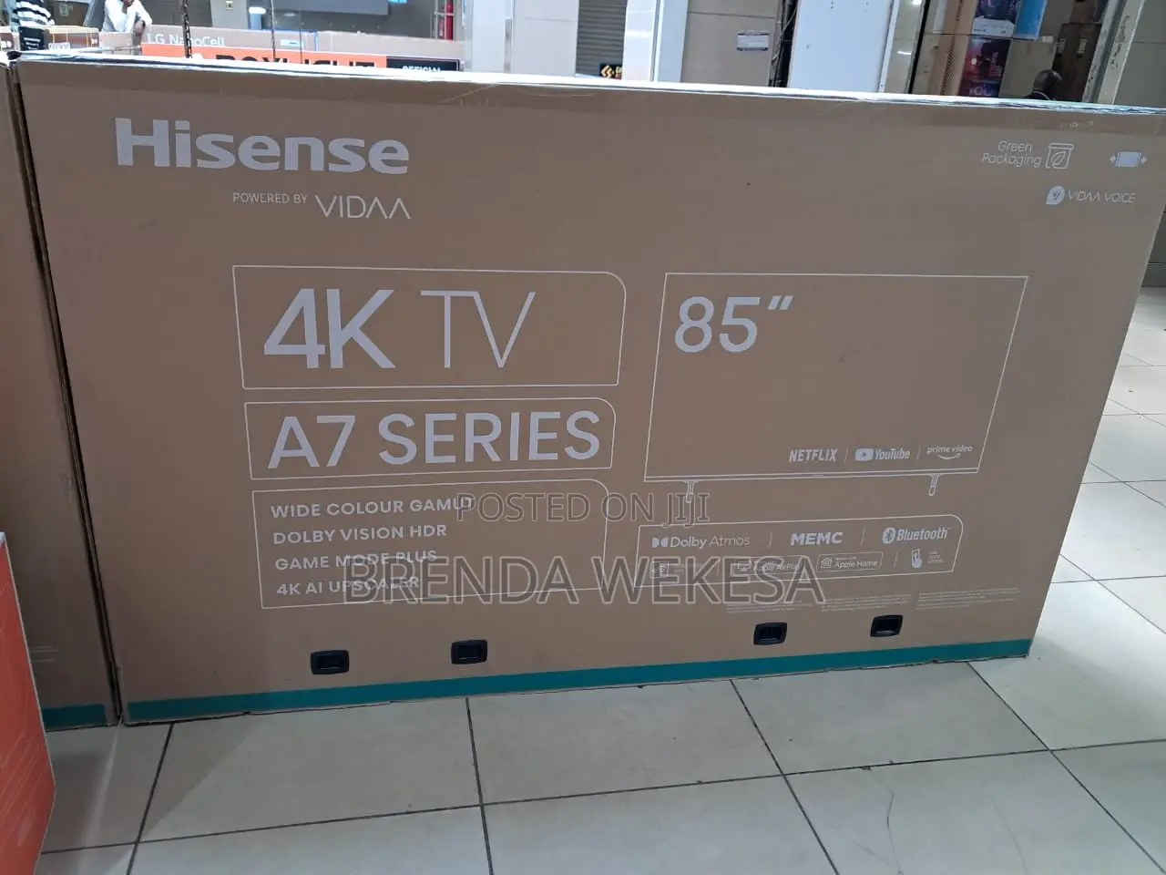 Hisense 85 Inch Smart Uhd Tv 85a7h - 85a7hken -