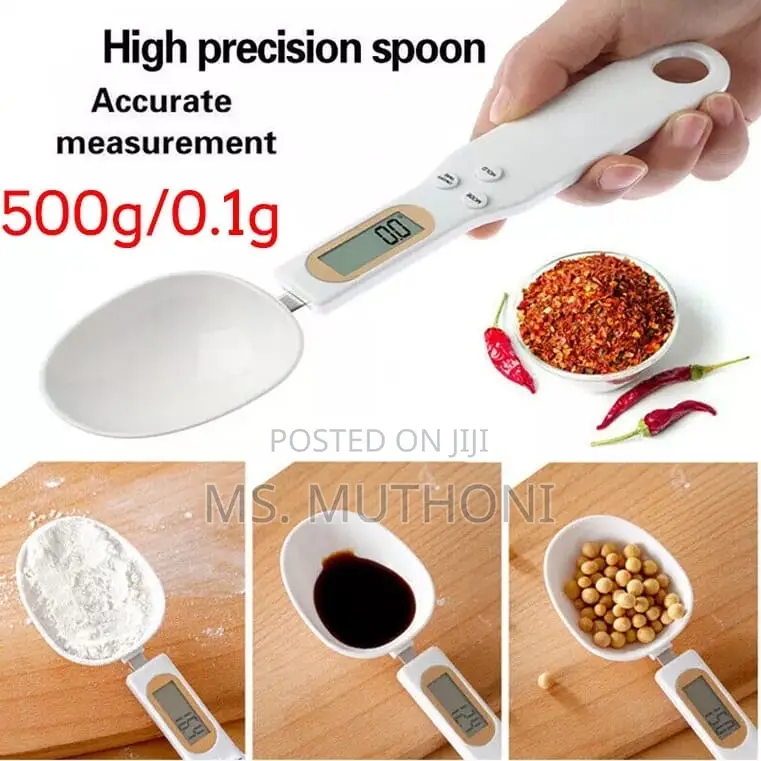 Digital Kitchen Spoon Scale Lab Gram Electronic LCD