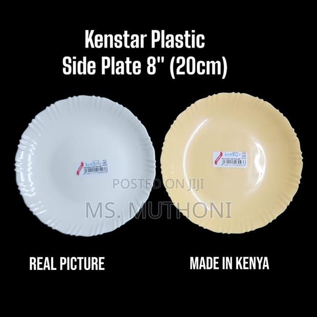 6 Pieces Kenstar Plastic Side Plate 8"