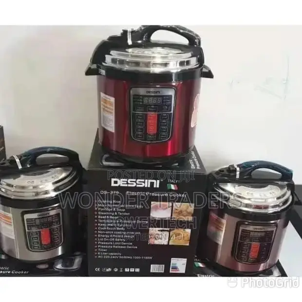 Dessini Electric Pressure Cooker 6 Litres With Timer