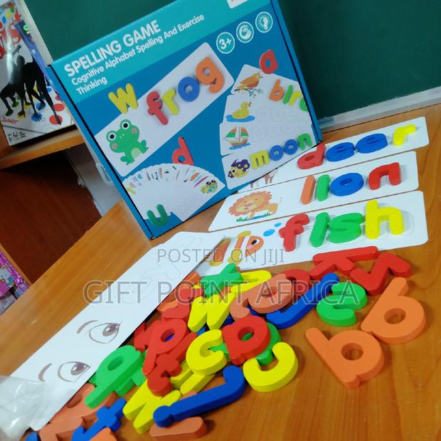 Wooden Educational English Spelling Game for Kids