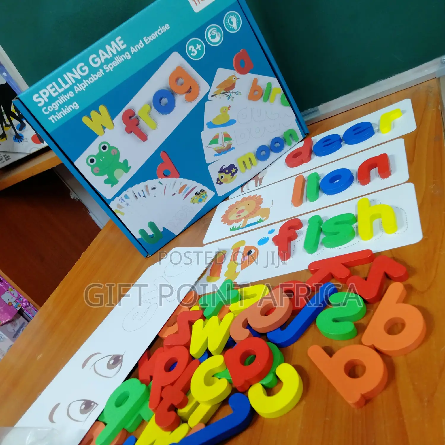 Wooden Educational English Spelling Game for Kids