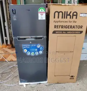 Mika 138l Fridge Double Door Refrigerator