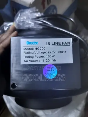 Inline Fan 200mm(8") at Nairobi Kenya