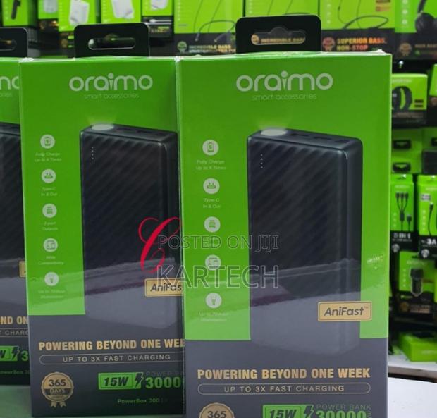 Brand New Oraimo Powerbox 300 Lit OPB-1301 30,000mah - main view