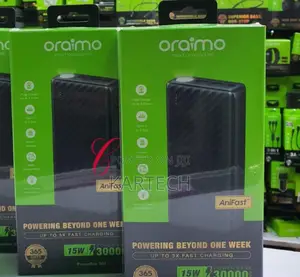 Brand New Oraimo Powerbox 300 Lit OPB-1301 30,000mah