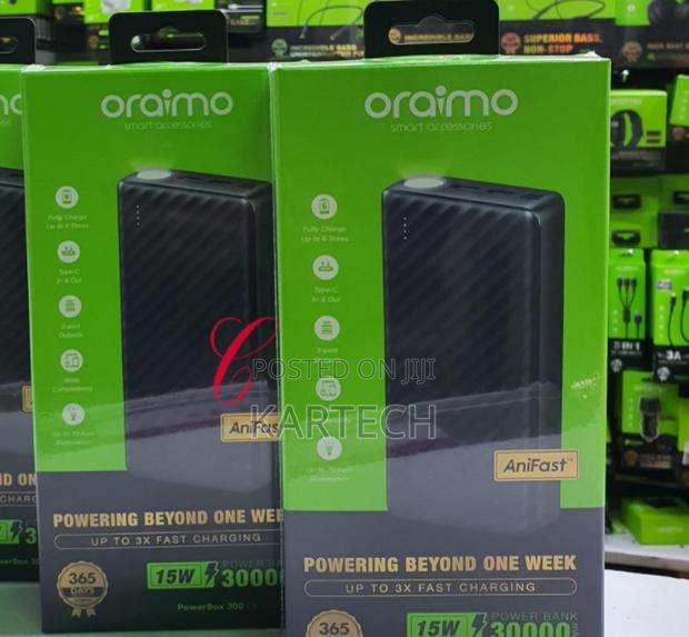 Brand New Oraimo Powerbox 300 Lit OPB-1301 30,000mah - thumbnail 2