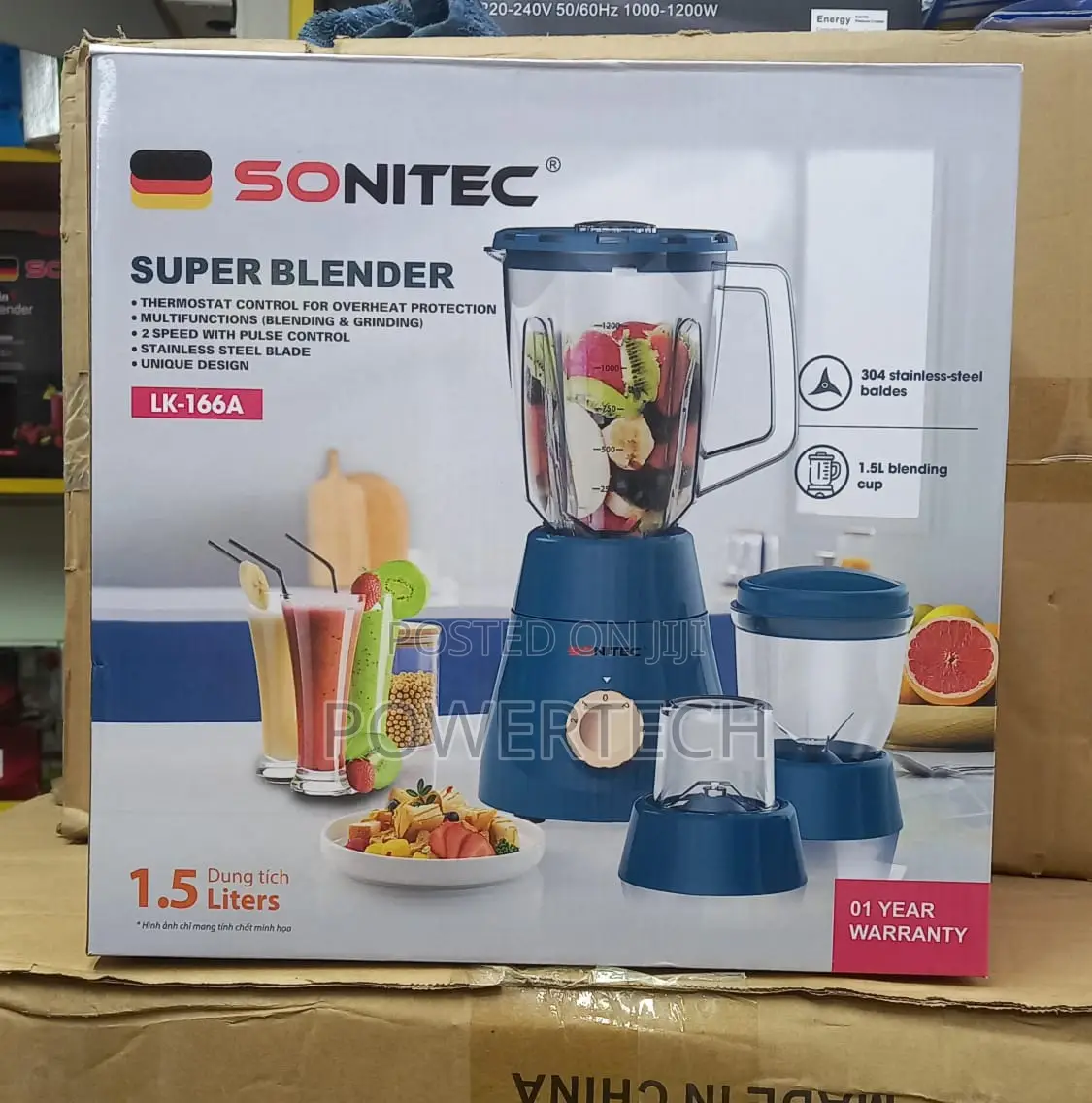 3-in-1 Electric Juicer Blender