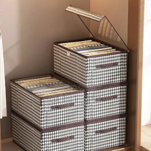 7 Grid Wardrobe/Drawer Clothes Organizer for Clothing Wit