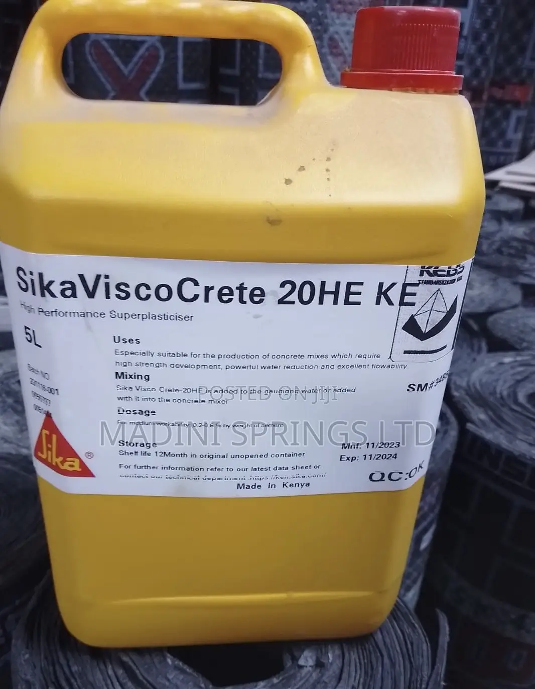 Sika Viscocrete- 20he(Super Plasticizer, in 5l 20l)