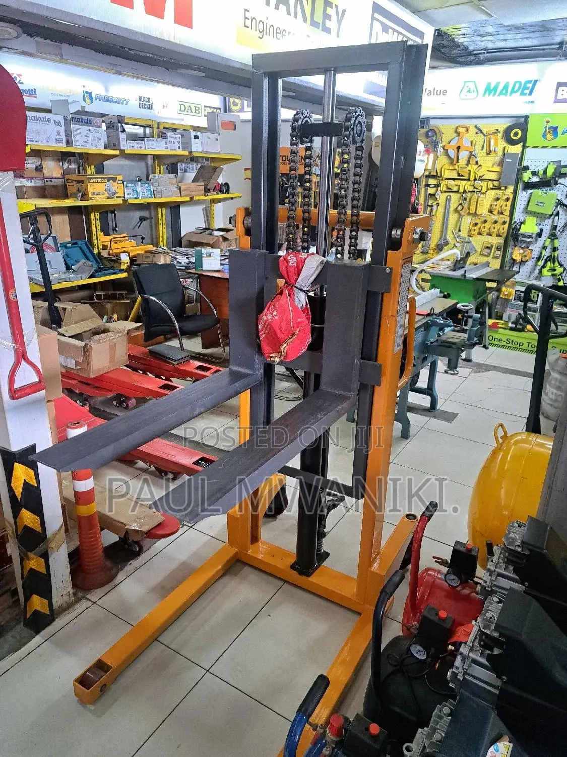 2000kgs Hydraulic Manual Stacker