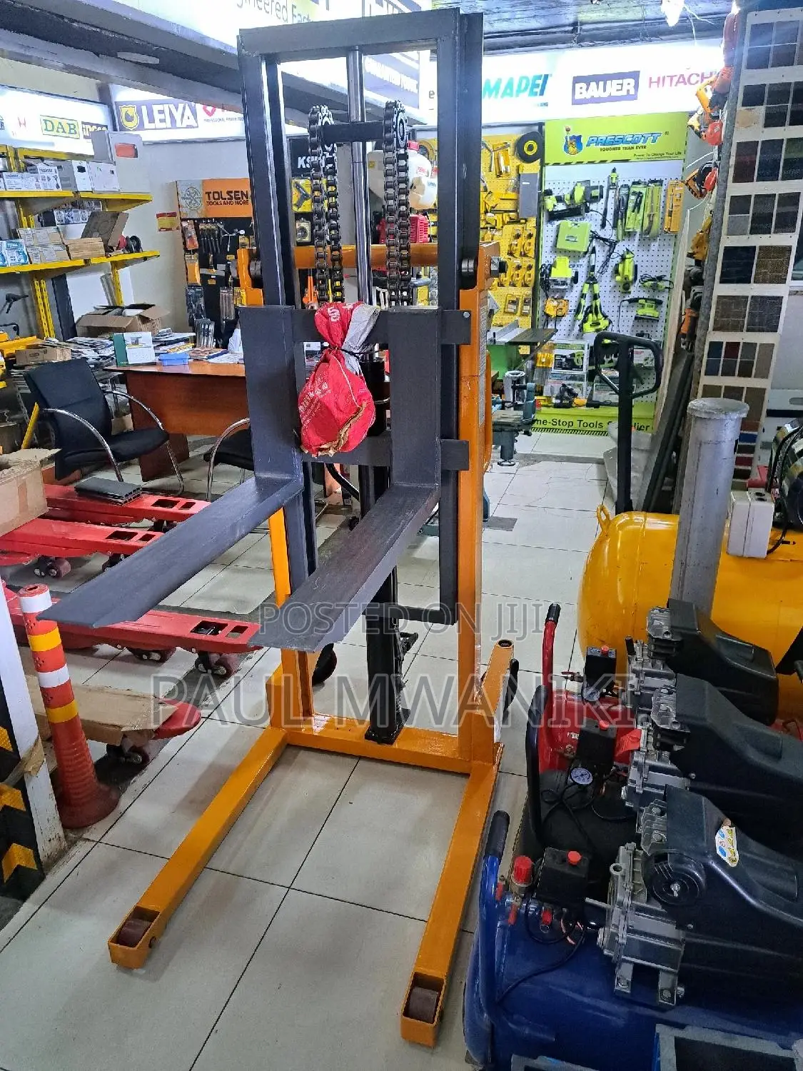2000kgs Hydraulic Manual Stacker
