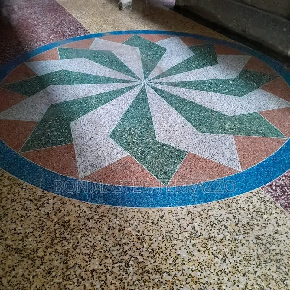 Circled Terrazzo Floor