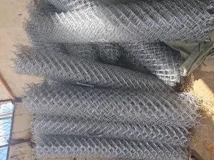 Galvanized Chainlink-12.5g Mesh 80×80 6ft Height