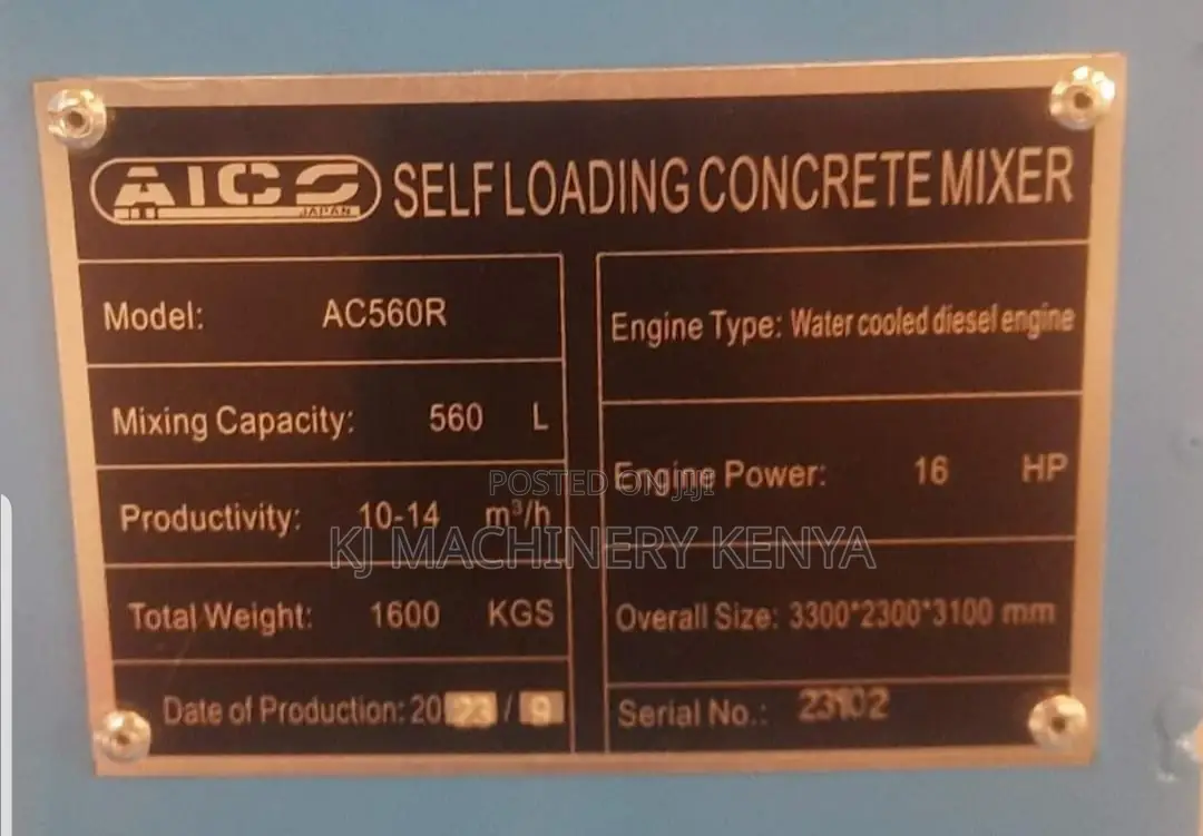 High Quality Self Loading Concrete Mixer