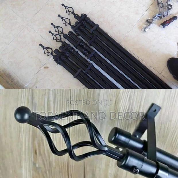 Window and Doors Black Curtains Rods Black Curtain Rods