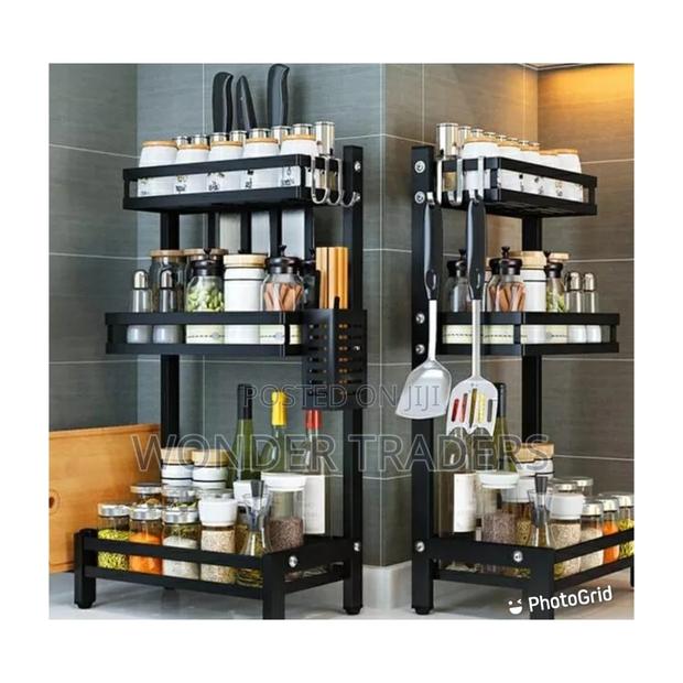 3 Tier Multi Functional Spice Storage Rack - main view