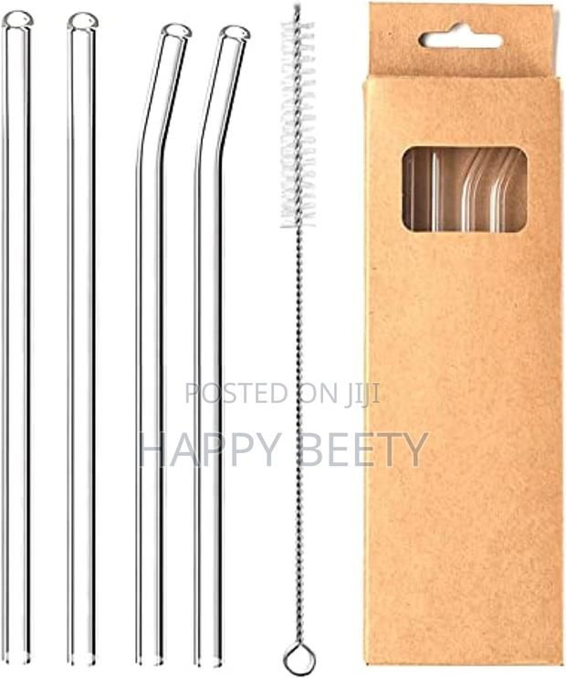 Reusable Glass Straws(4pcs) - thumbnail 3