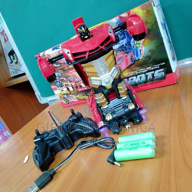 Deformation Rechargeable Remote Control Robot Car - thumbnail 2