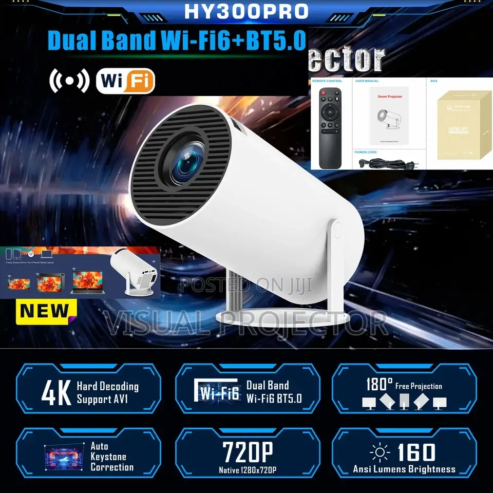 Hy300 Pro 2024 Android Projector
