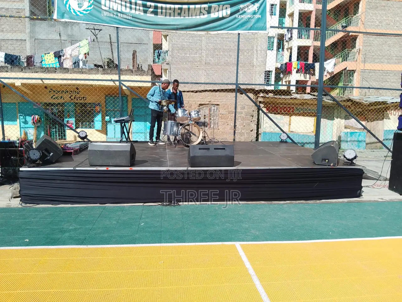 Stage Set Up for a Crusade We Deliver Countrywide