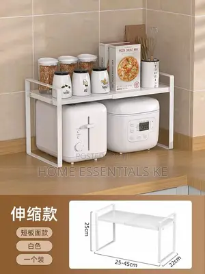 Adjustable Cabinet Storage Organizer,Spice Rack, Pot and Pan