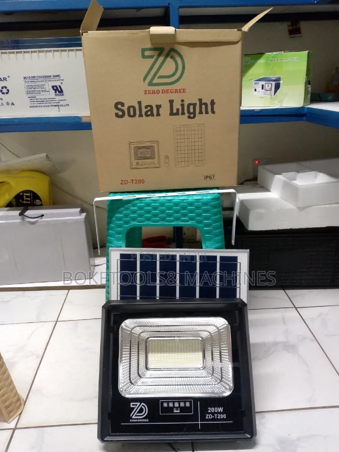 Solar Floodlight 200 Watts