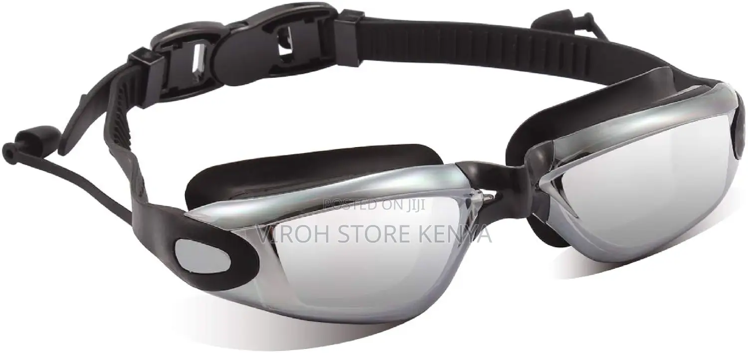 Swimming Goggles With Earbuds - Silicone
