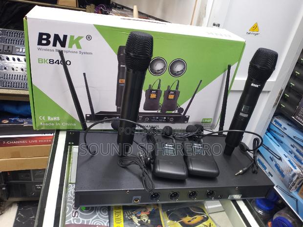 BNK 8400 4in1 UHF (2hand Held and 2 Lapels) Microphone - main view