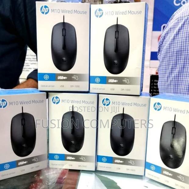 HP M10 Wired Optical Mouse - main view