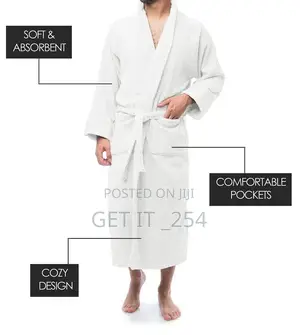  *Coloured Cotton Bathrobes in Stock*
Material - Cotton