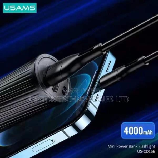 Usams US-CD166 Power Bank Flashlight 4000mah - thumbnail 2