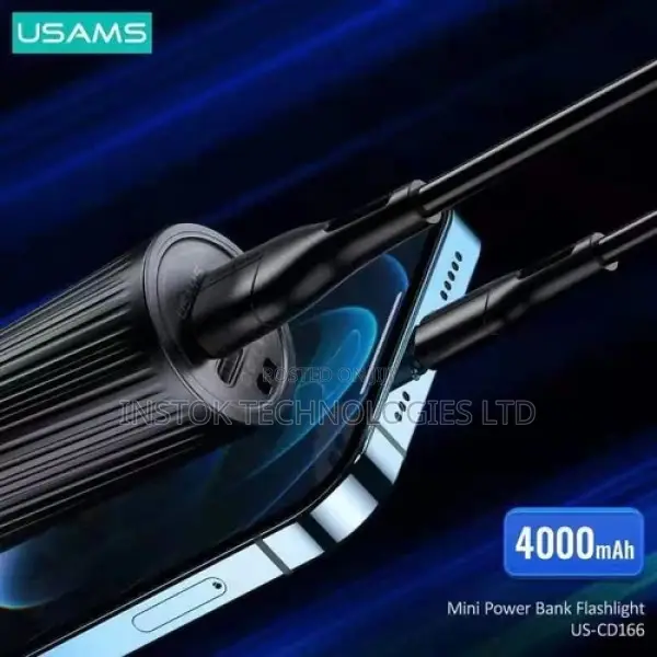 Usams US-CD166 Power Bank Flashlight 4000mah
