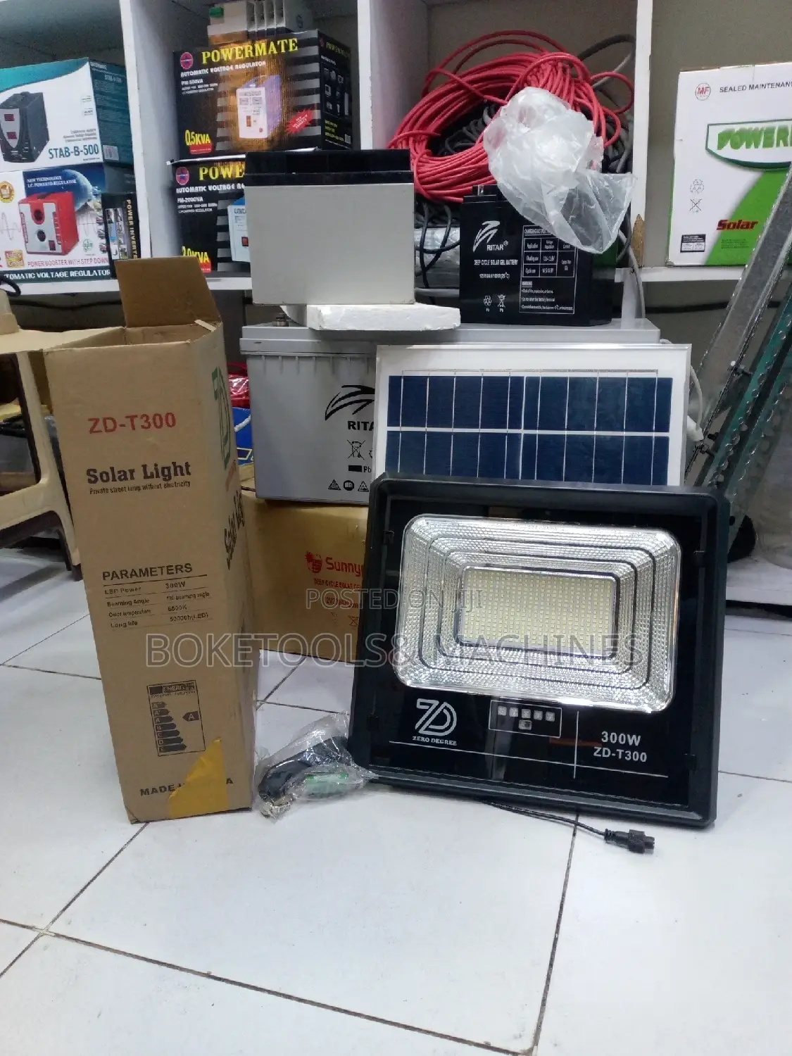 Solar Floodlight 300watts