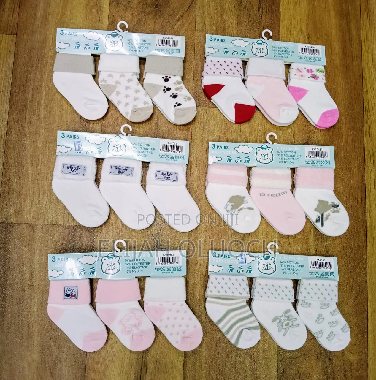 3pcs Cotton Socks Set