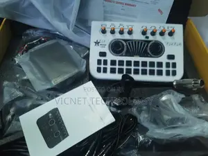 2 Full KIT Microphones With Live Sound Card