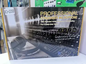 2 Full KIT Microphones With Live Sound Card