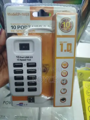 10 Port USB 2.0 Hi-Speed Hub