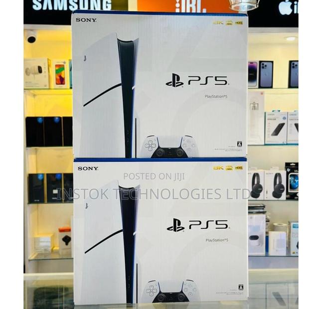 Sony Playstation 5 Slim Disc Console 1TB - main view