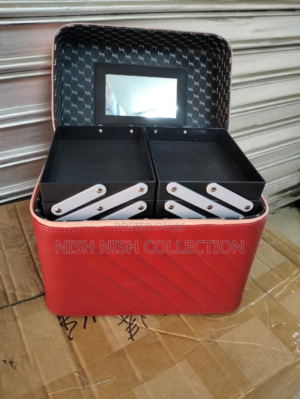 Maroon Pink Make Up Box - thumbnail 2