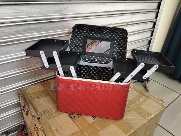 Maroon Pink Make Up Box - thumbnail 3