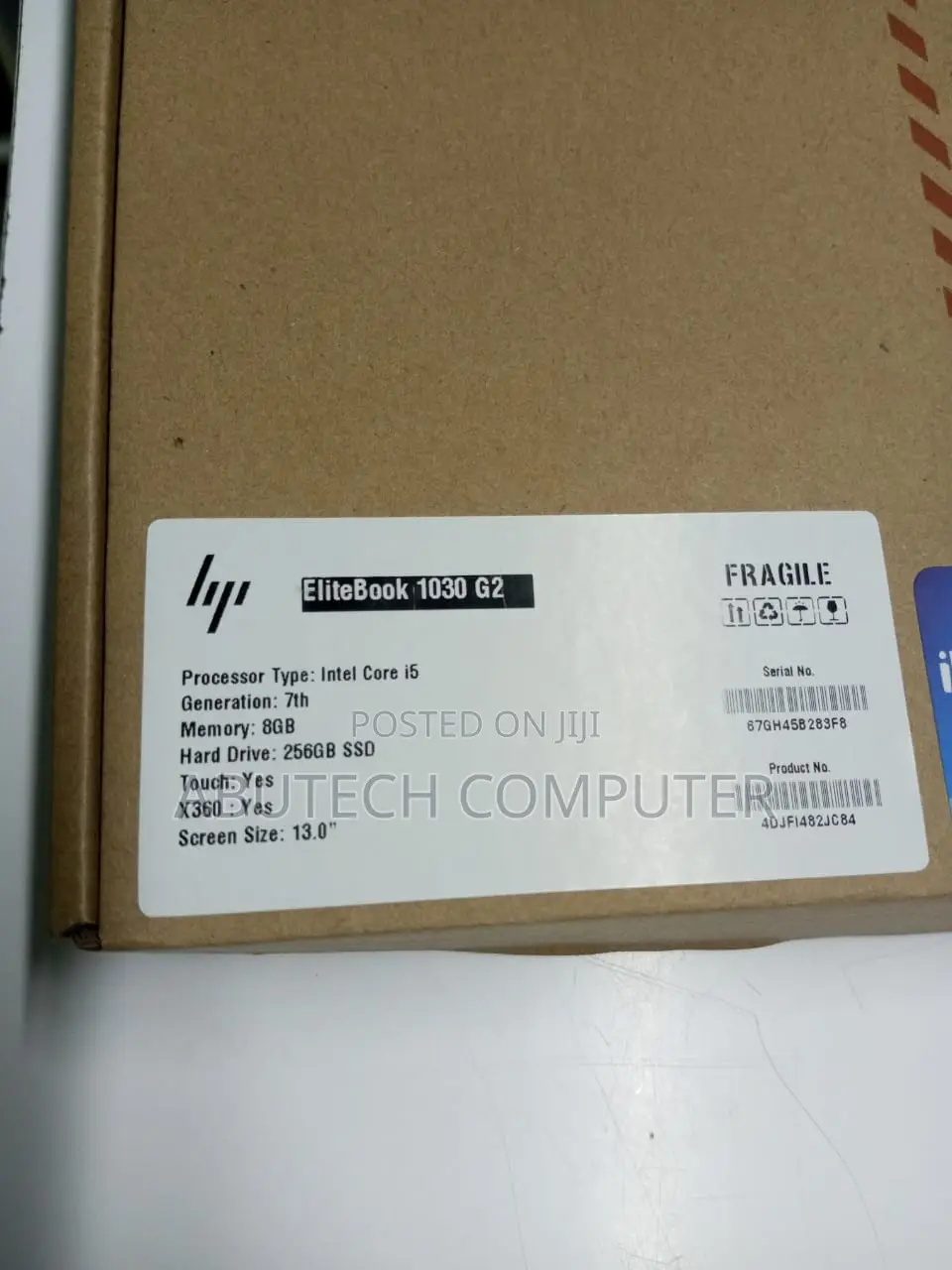 Laptop HP EliteBook X360 1030 G2 8GB Intel Core I5 SSD 256GB