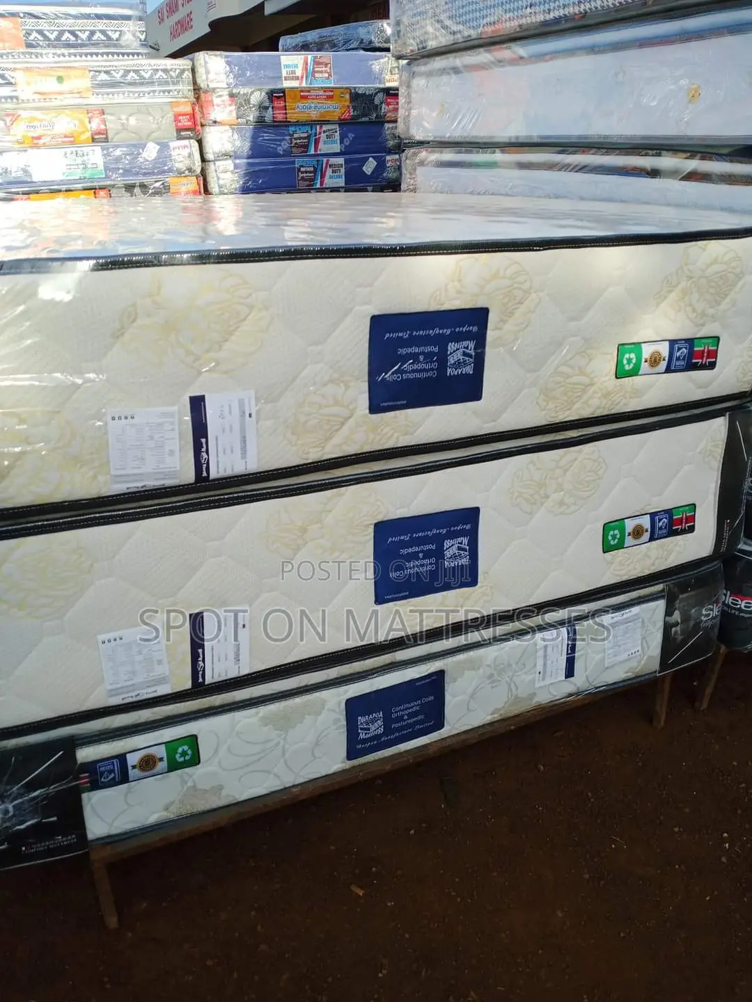 5by6 12inch Orthopaedic Spring Mattresses (10years Warranty)