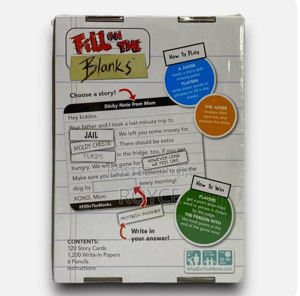 Fill in the Blanks Game - thumbnail 2