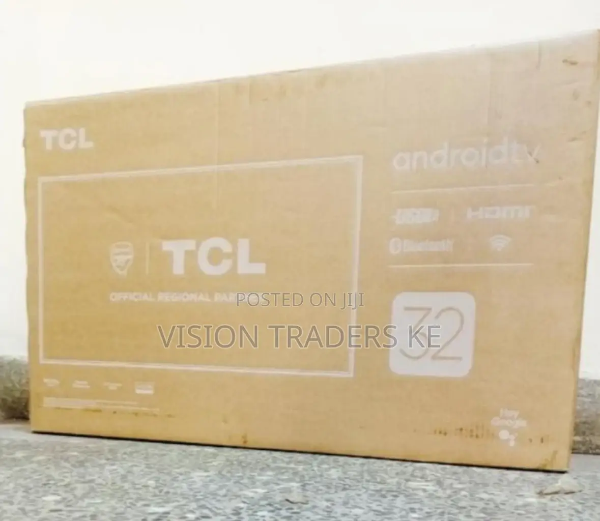 TCL 32 Inches Smart Android Frameless Tv Fullhd