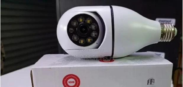New PTZ Camera V380 Bulb PTZ Bulb Wifi Camera PTZ Nanny>^