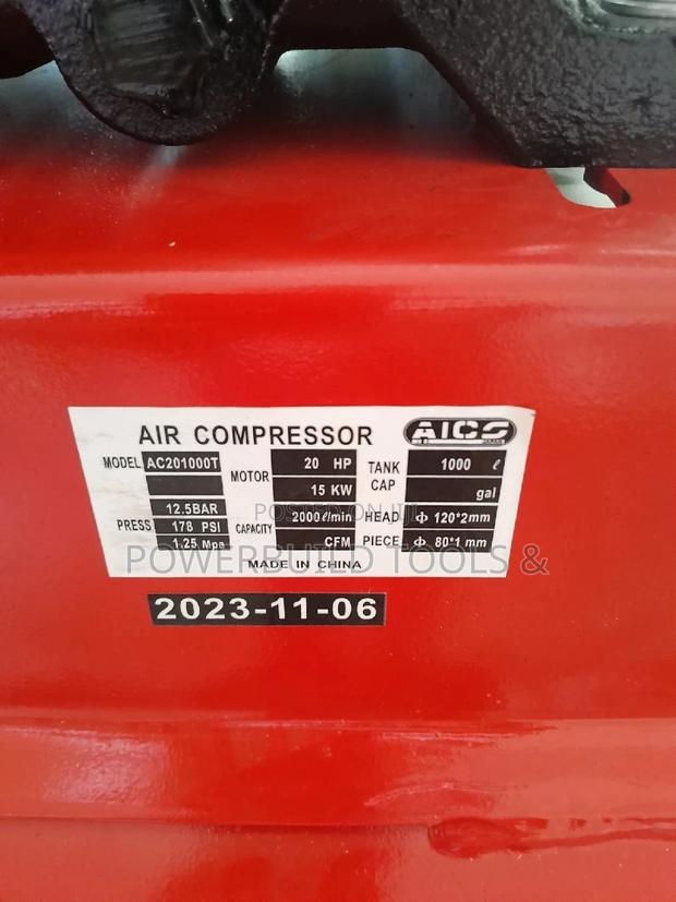 Aico 1000litres Three Phase Compressor - thumbnail 3