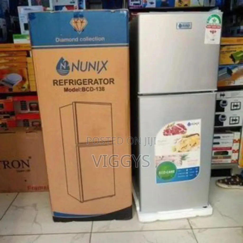 Nunix Double Door Fridge 150litre