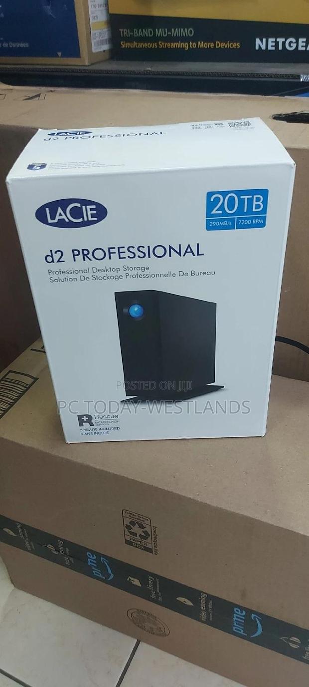 Lacie 20tb D2 Professional Usb 3.2 Gen 2 Type-c External Hdd - thumbnail 4