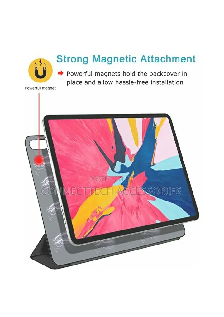 Mutural Case For iPad 12.9 Inch 2018,Ultra Slim Smart Wake/Sleep Case